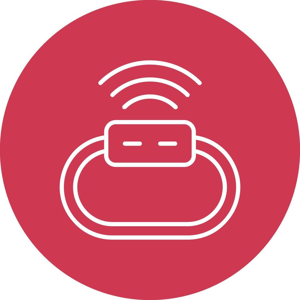 Wireless Line Multi Circle Icon vector