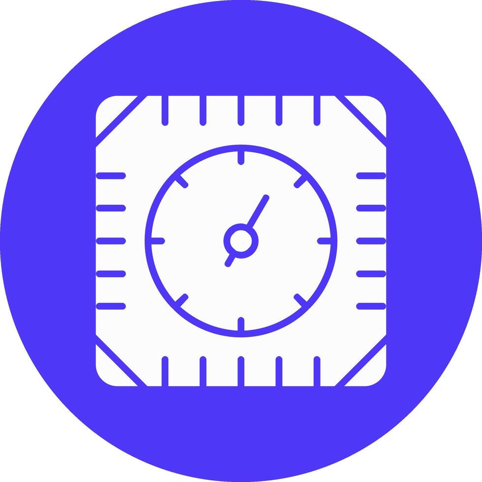 Gauge Glyph Multi Circle Icon vector