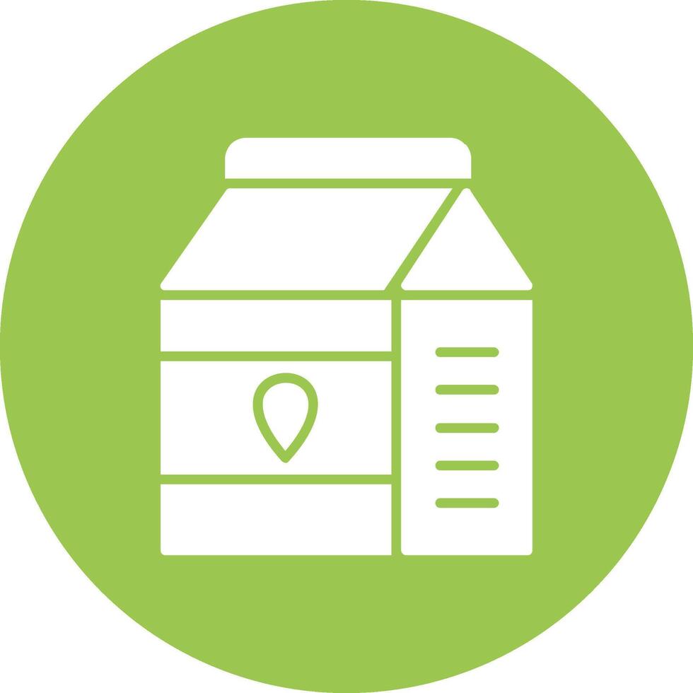 Milk Glyph Multi Circle Icon vector