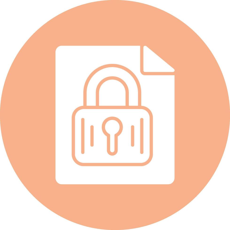 File Glyph Multi Circle Icon vector