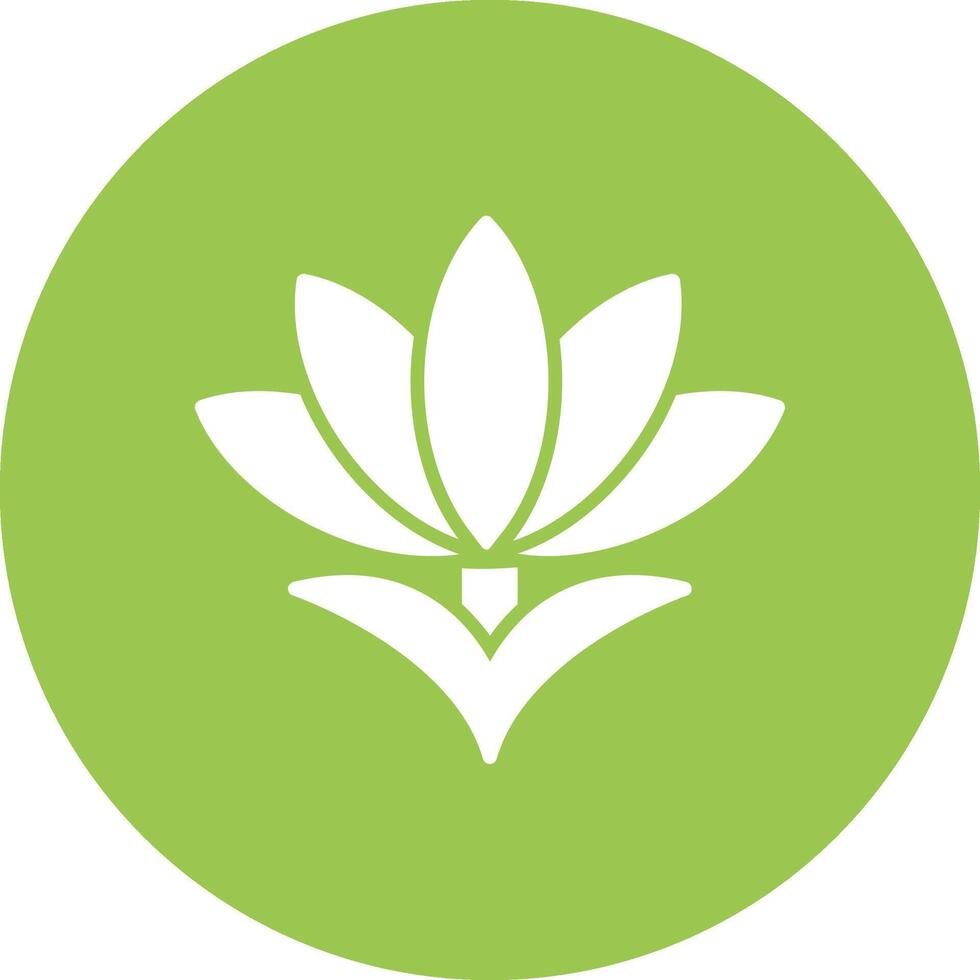 Saffron Glyph Multi Circle Icon vector
