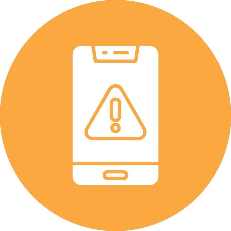 Mobile Glyph Multi Circle Icon vector