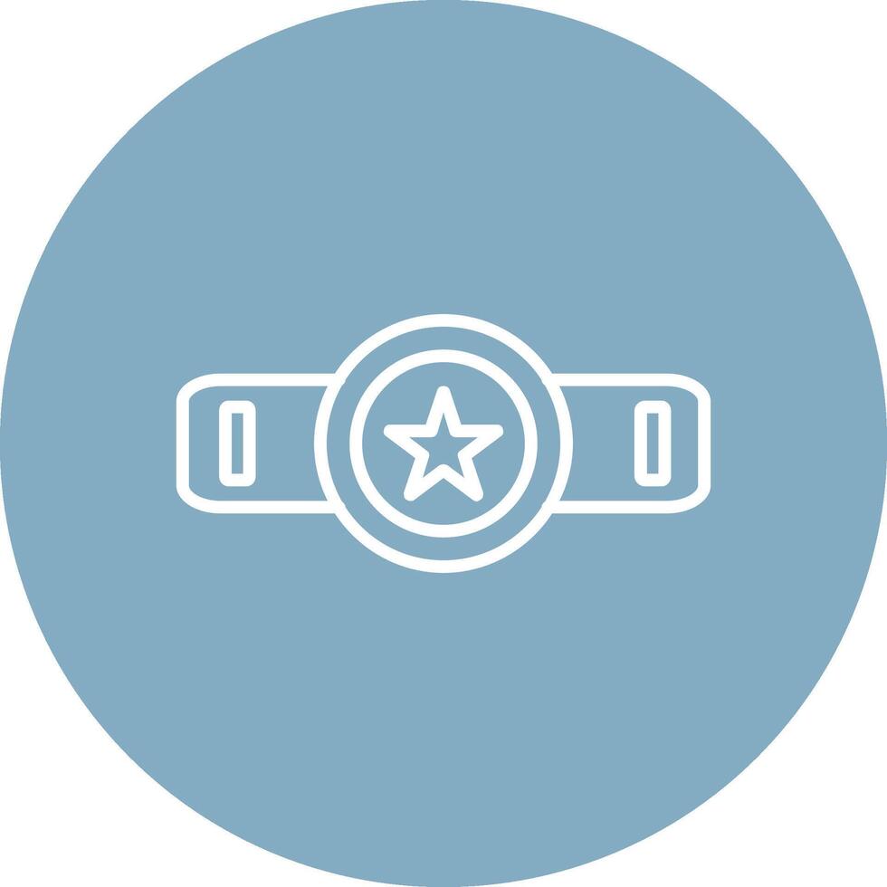Belt Line Multi Circle Icon vector