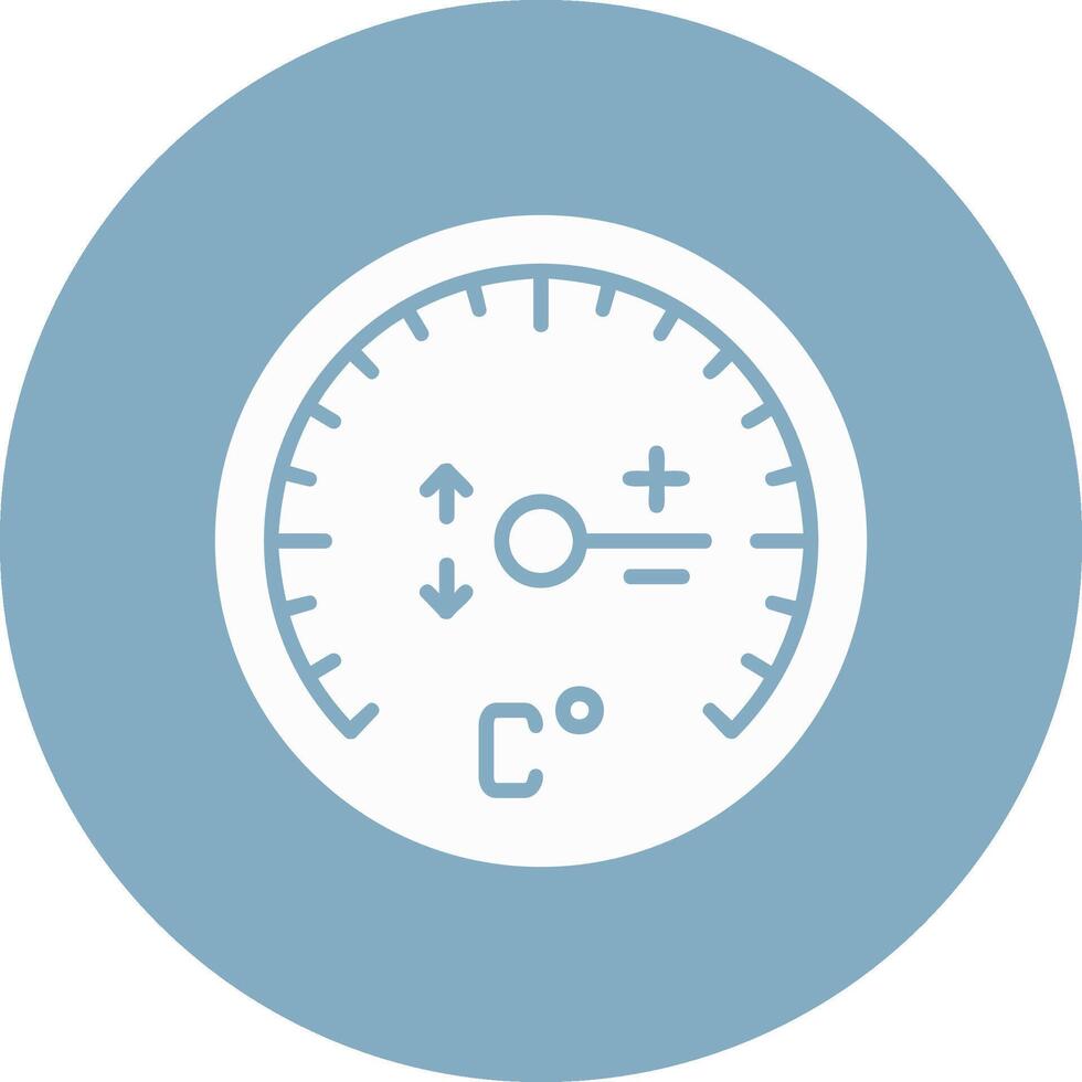 Gauge Glyph Multi Circle Icon vector