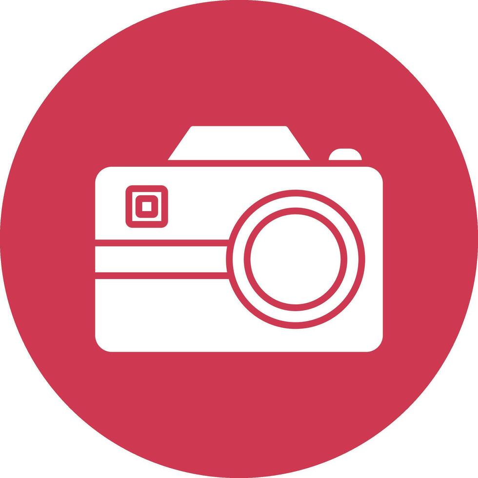 Photography Glyph Multi Circle Icon vector