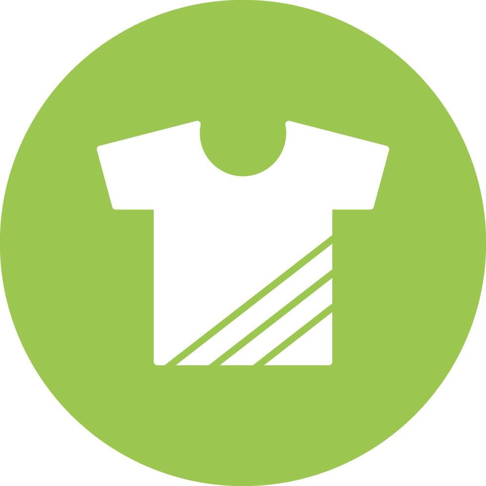Tshirt Glyph Multi Circle Icon vector