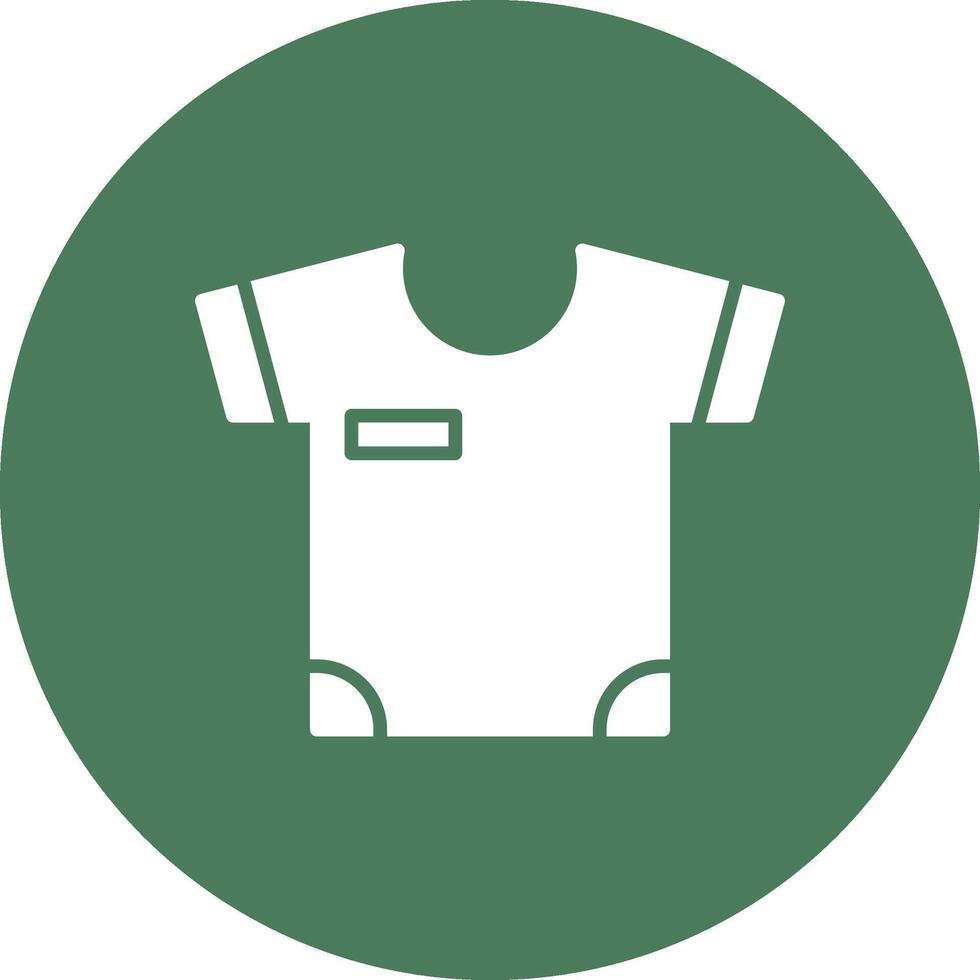 Shirt Glyph Multi Circle Icon vector