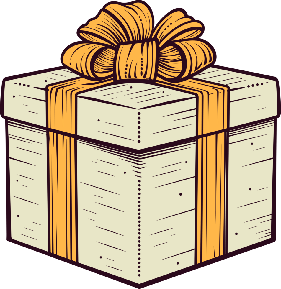 Ai image of gift box clipart design illustration png