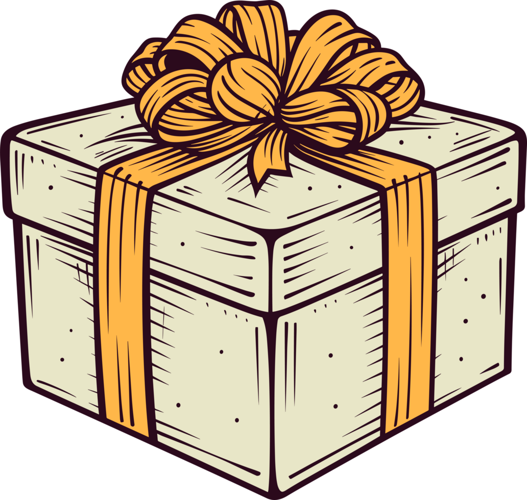 Ai image of gift box clipart design illustration png
