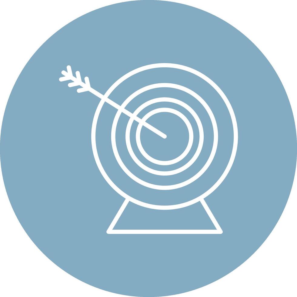 Target Line Multi Circle Icon vector