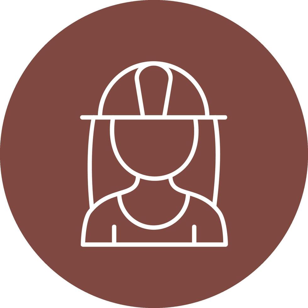 Architect Line Multi Circle Icon vector