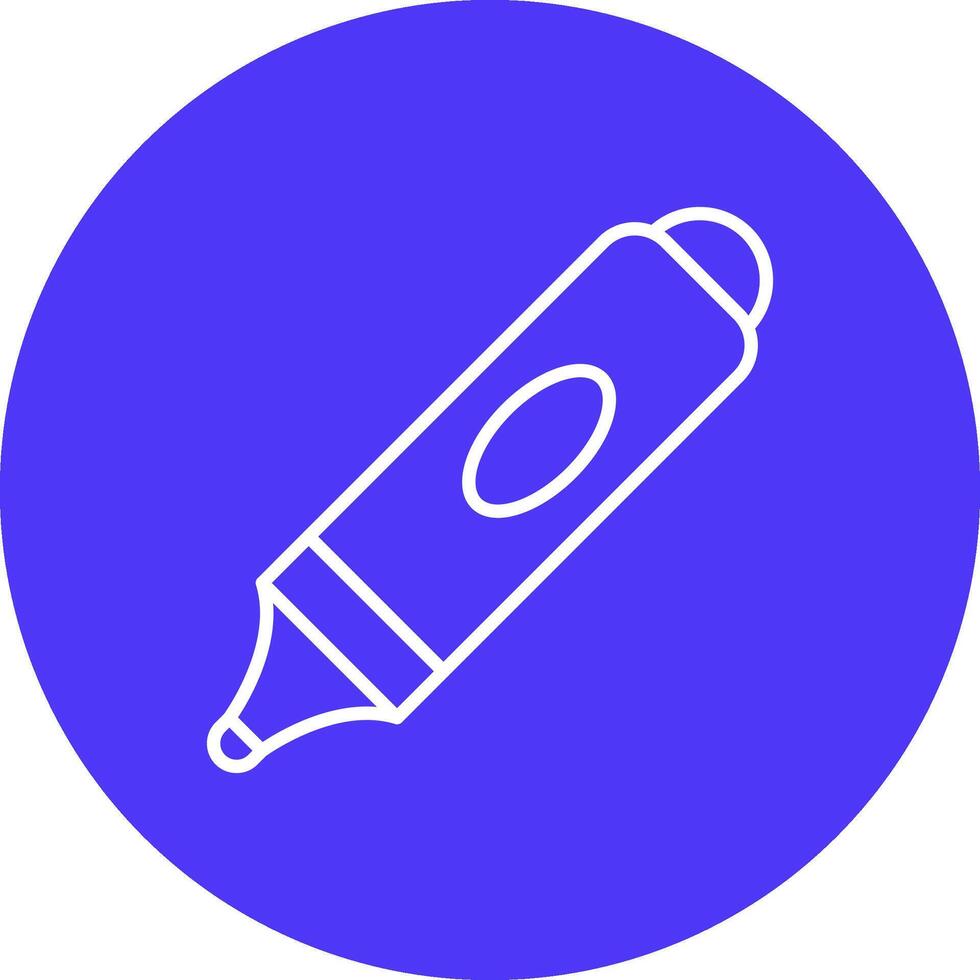 Marker Line Multi Circle Icon vector