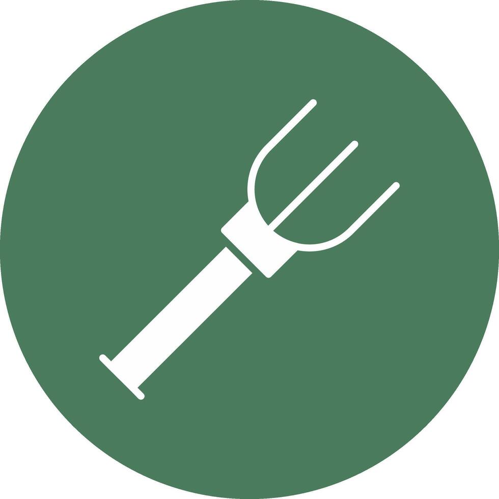 Fork Glyph Multi Circle Icon vector