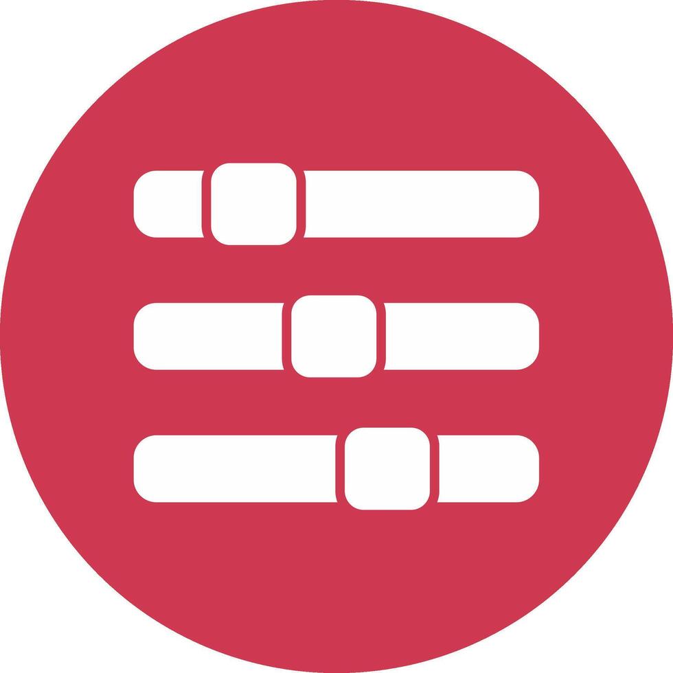 Progress Bar Glyph Multi Circle Icon vector