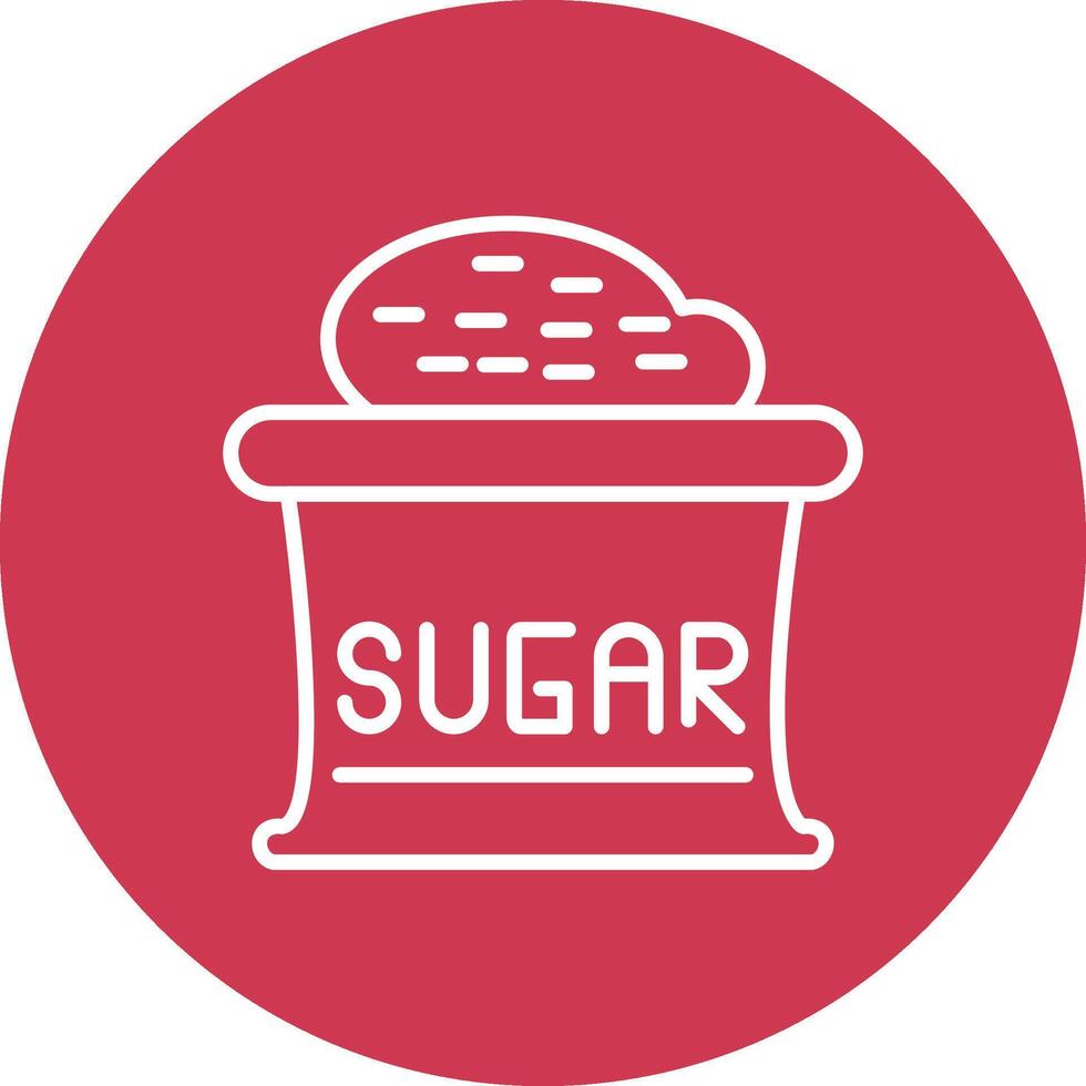 Sugar Line Multi Circle Icon vector