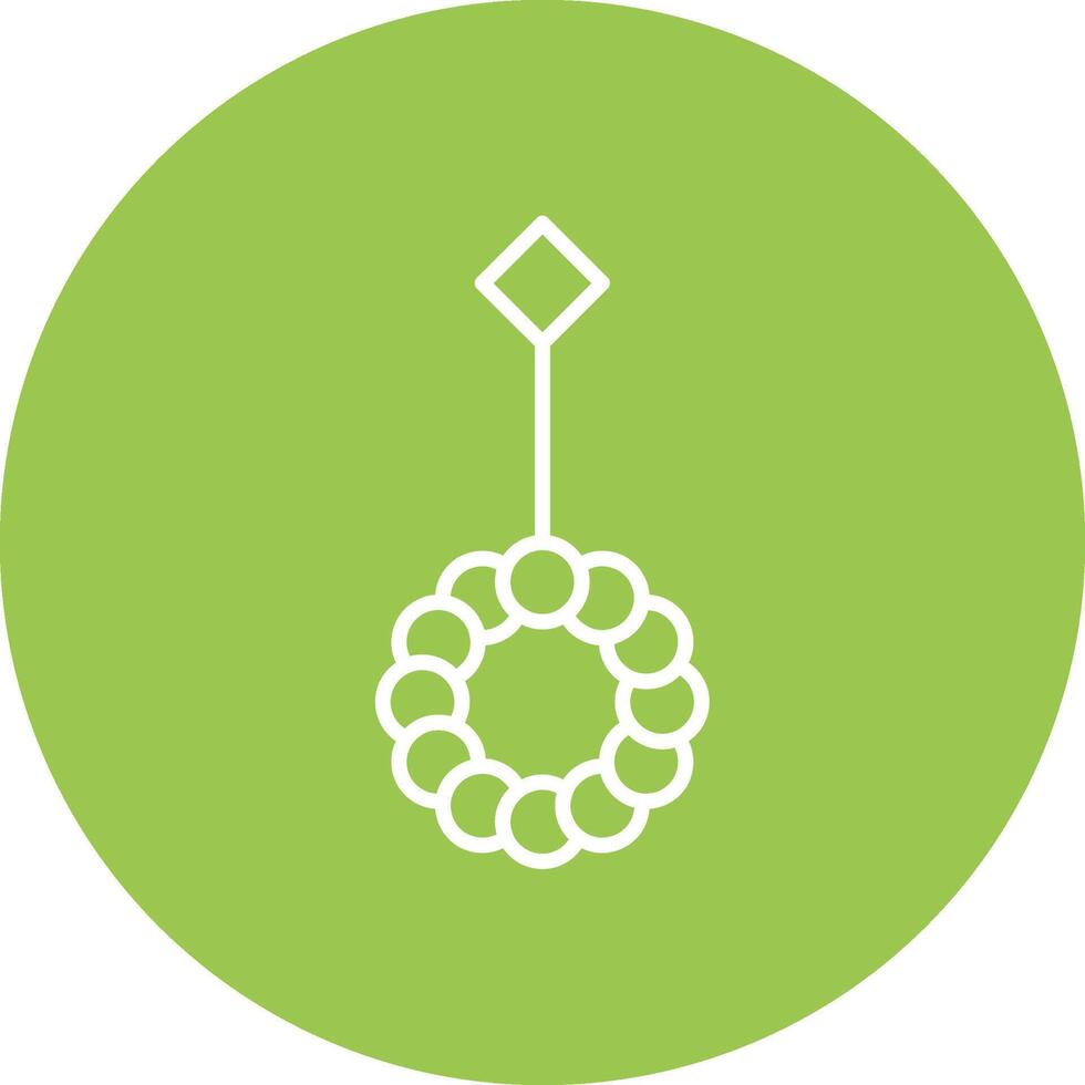 Belly Piercing Line Multi Circle Icon vector