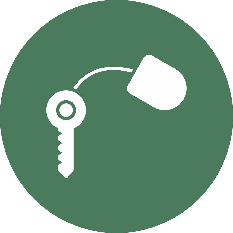 Key Glyph Multi Circle Icon vector