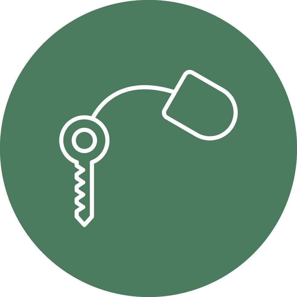 Key Line Multi Circle Icon vector