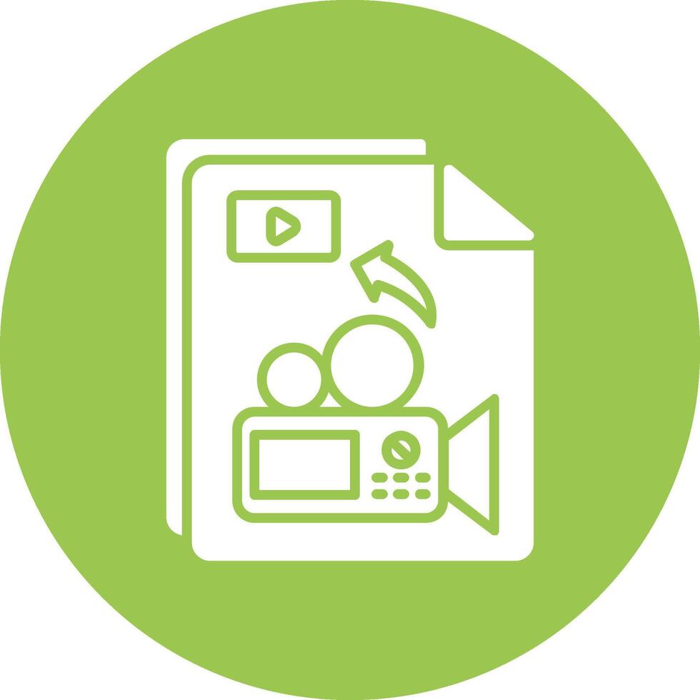 Glyph Multi Circle Icon vector