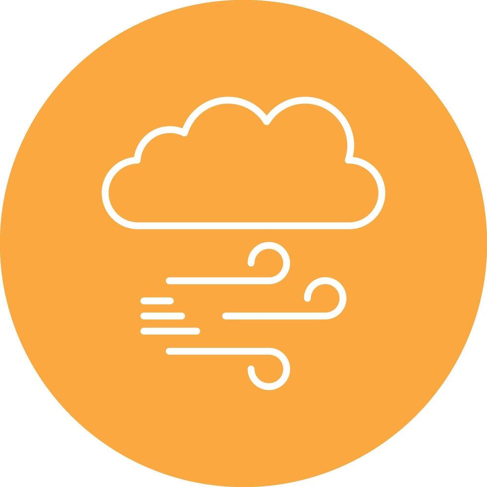 Windy Line Multi Circle Icon vector