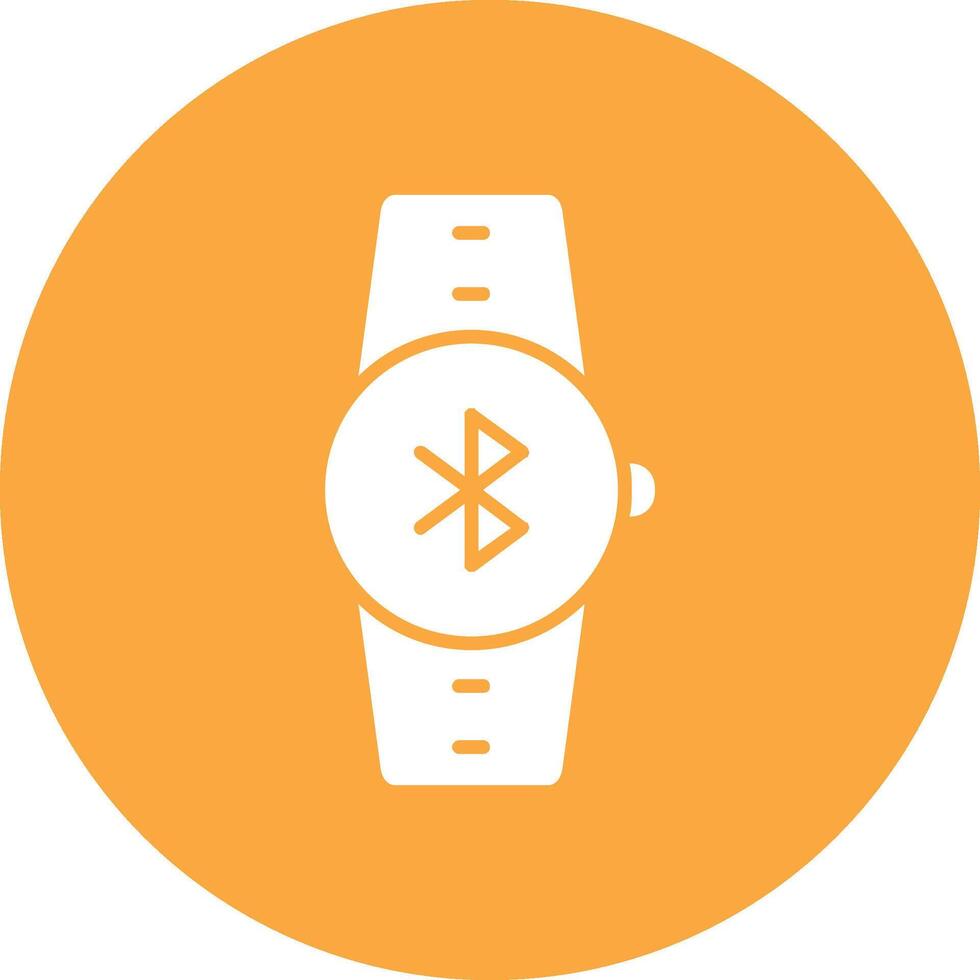 Bluetooth Glyph Multi Circle Icon vector