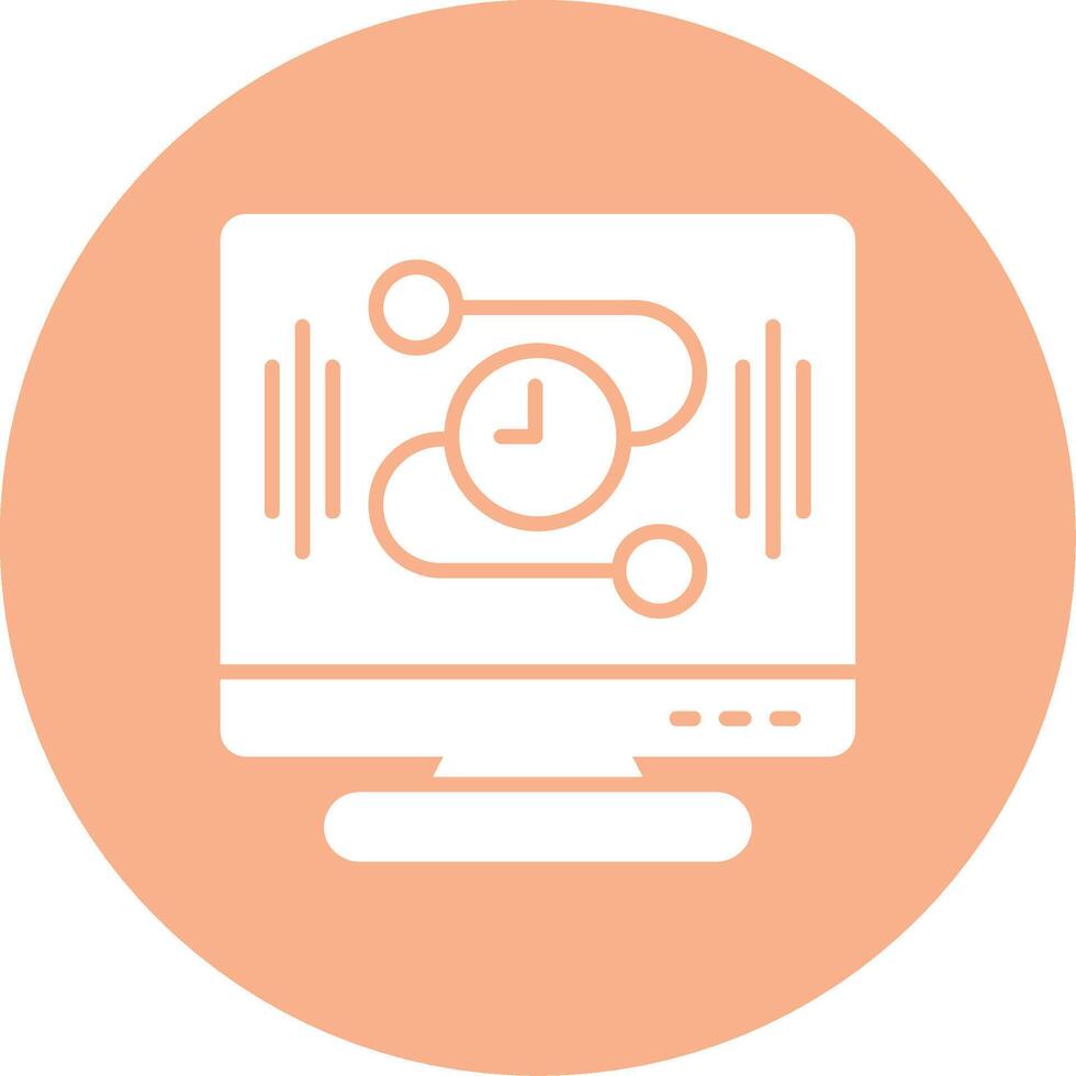 TimeGlyph Multi Circle Glyph Multi Circle Icon vector