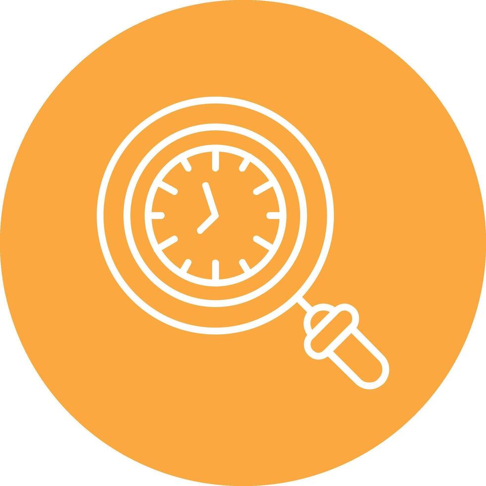 Clock Line Multi Circle Icon vector