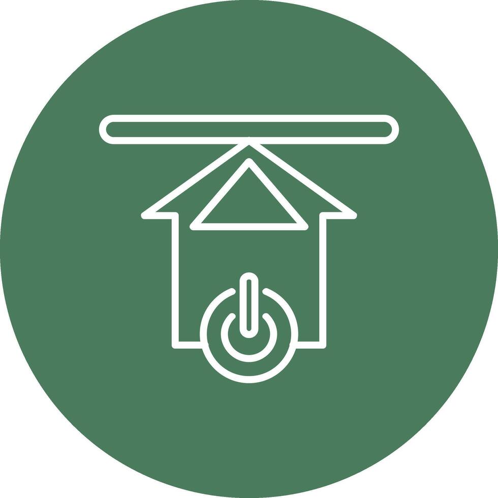 Upload Line Multi Circle Icon vector