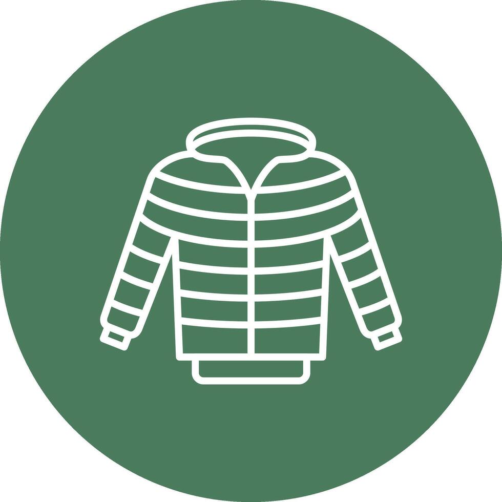 Jacket Line Multi Circle Icon vector