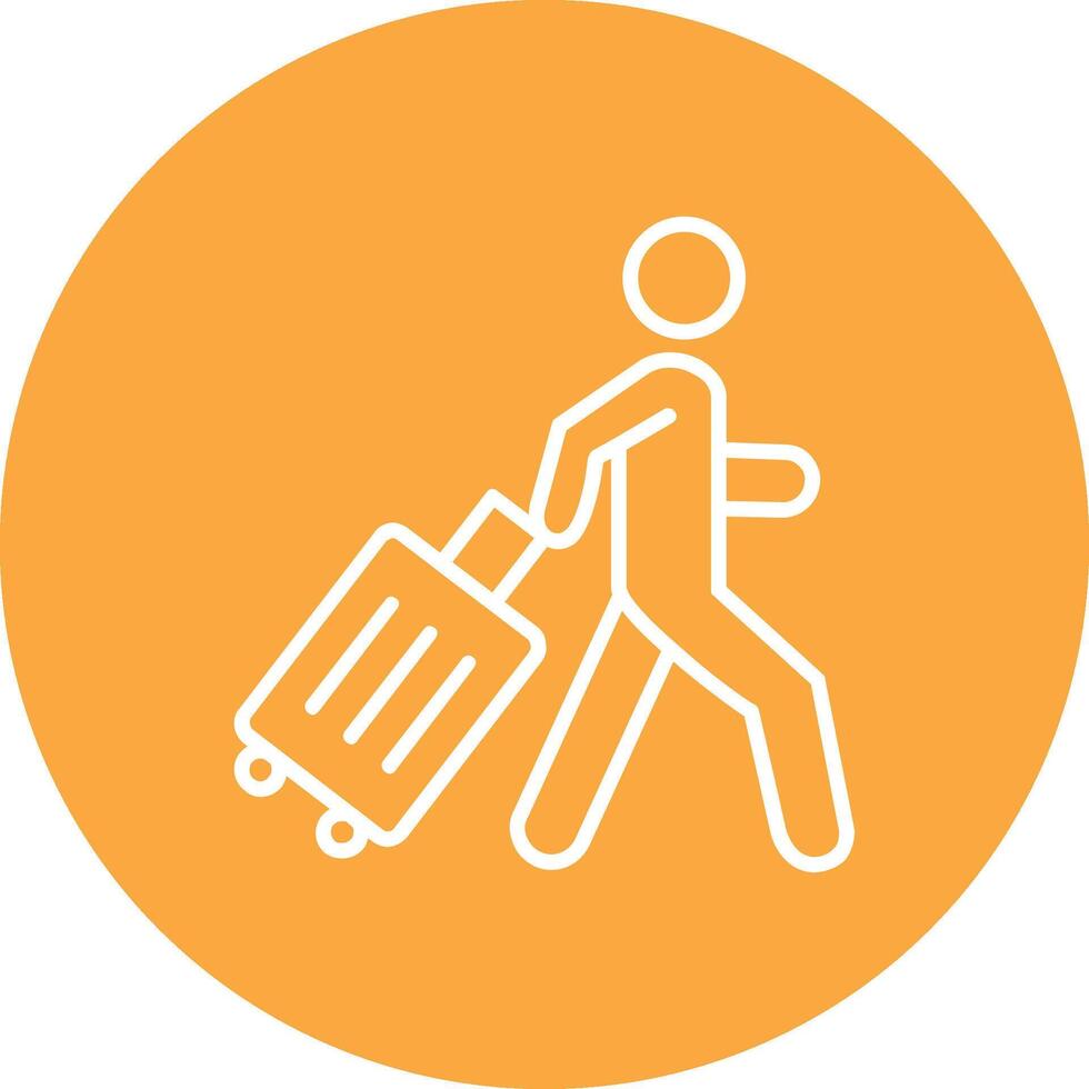 Man Line Multi Circle Icon vector