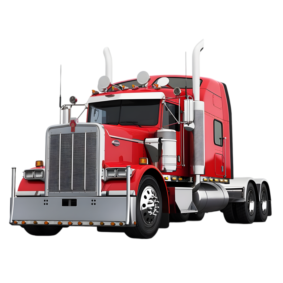 Transportation Vehicle Icon and red semi Truck png