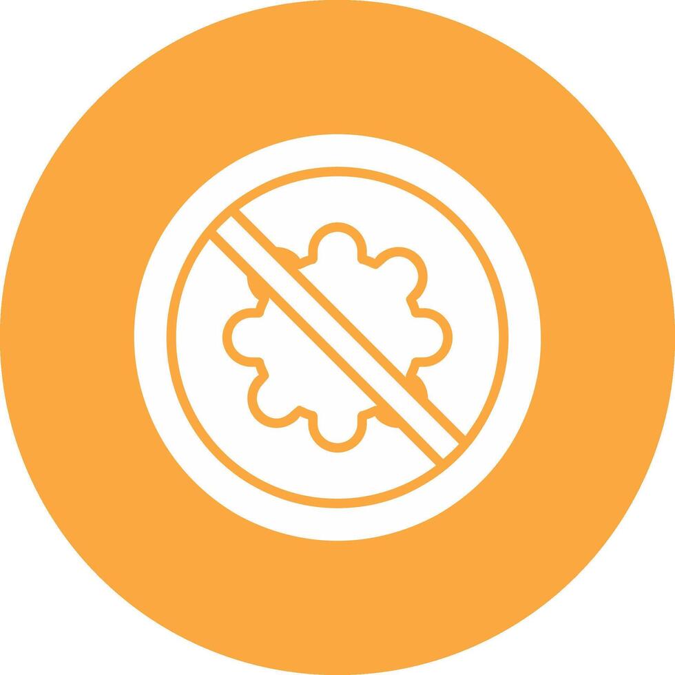 Safety Glyph Multi Circle Icon vector