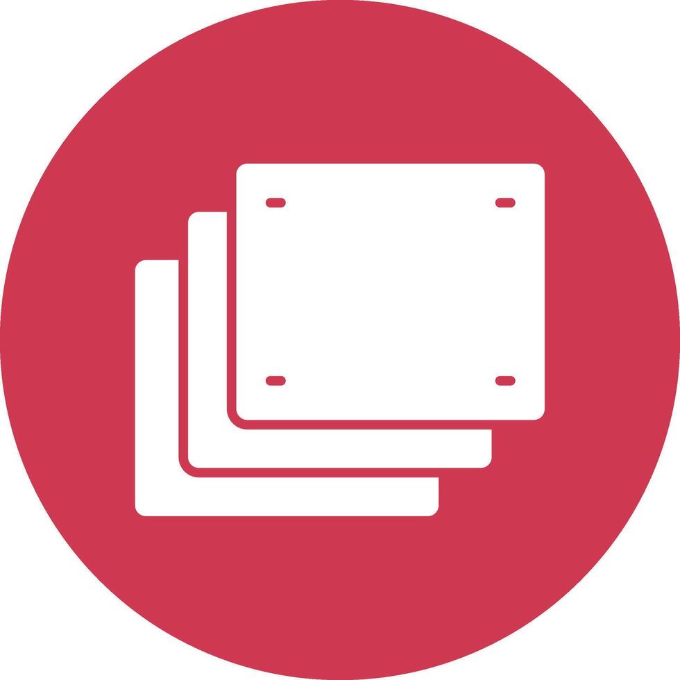Foam Glyph Multi Circle Icon vector