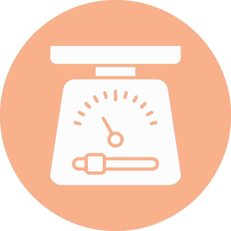 Scales Glyph Multi Circle Icon vector