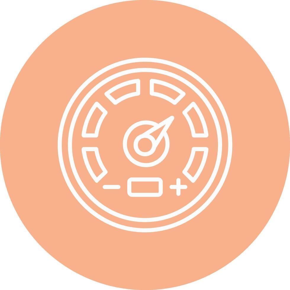 Gauge Line Multi Circle Icon vector