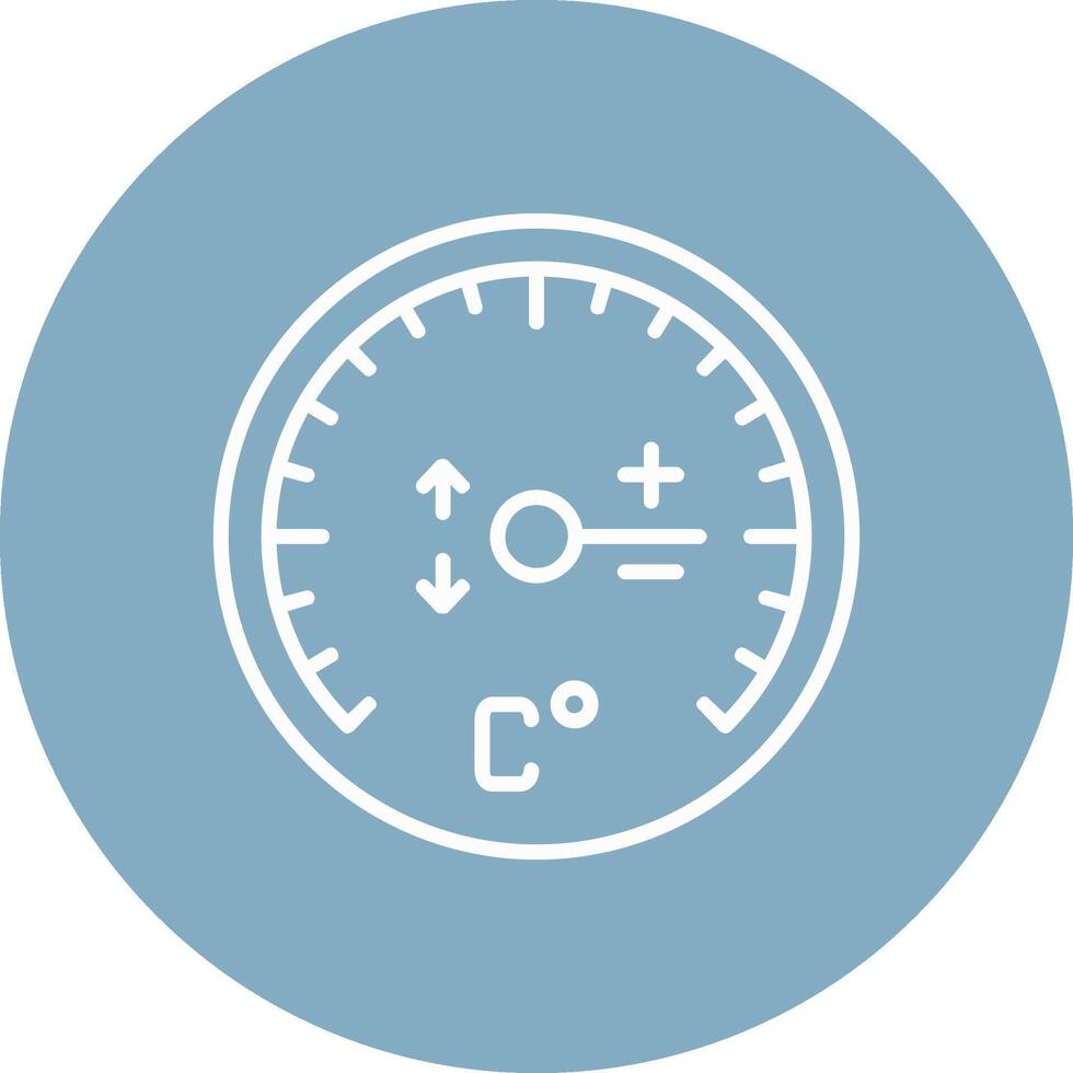 Gauge Line Multi Circle Icon vector