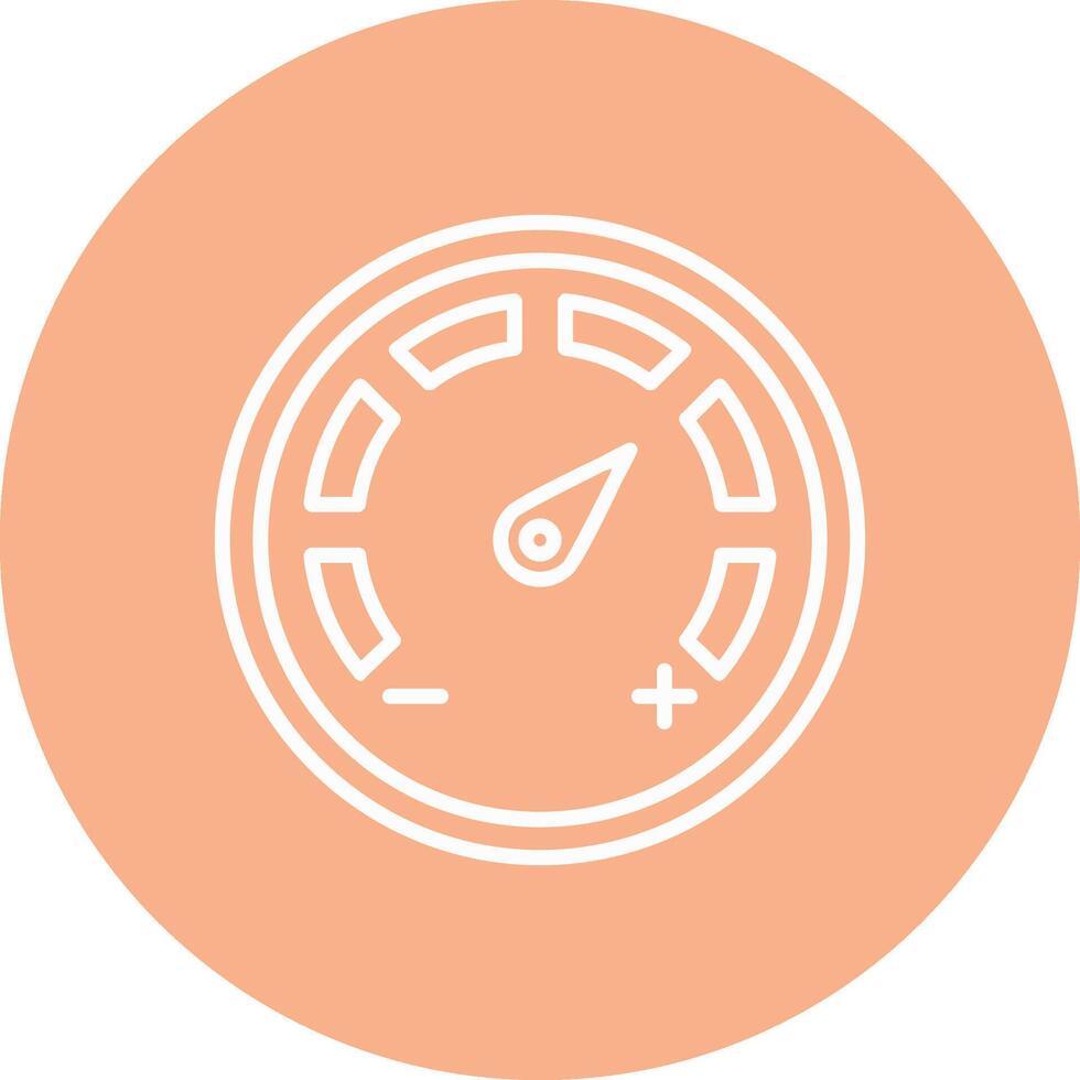 Gauges Dial Line Multi Circle Icon vector