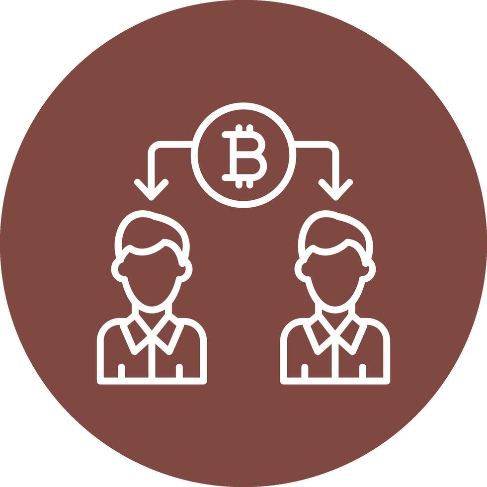 Double Spending Line Multi Circle Icon vector