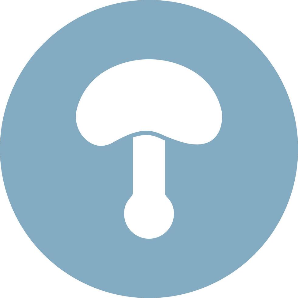 Mushroom Glyph Multi Circle Icon vector