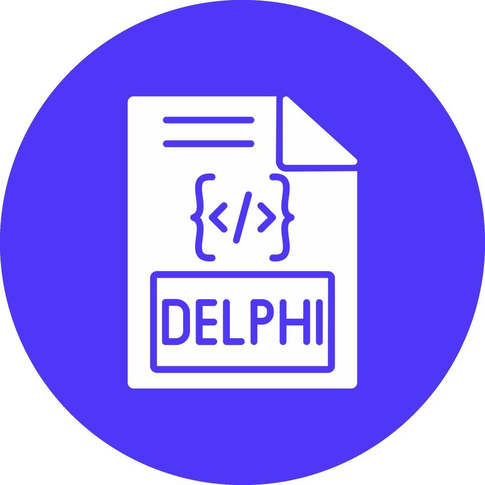 Delphi Glyph Multi Circle Icon vector