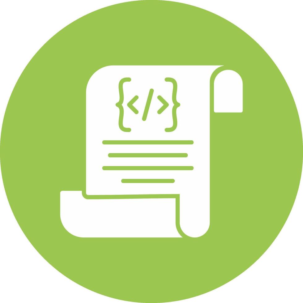 Script Glyph Multi Circle Icon vector