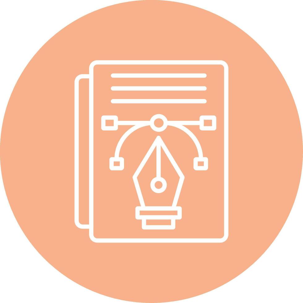 Line Multi Circle Icon vector