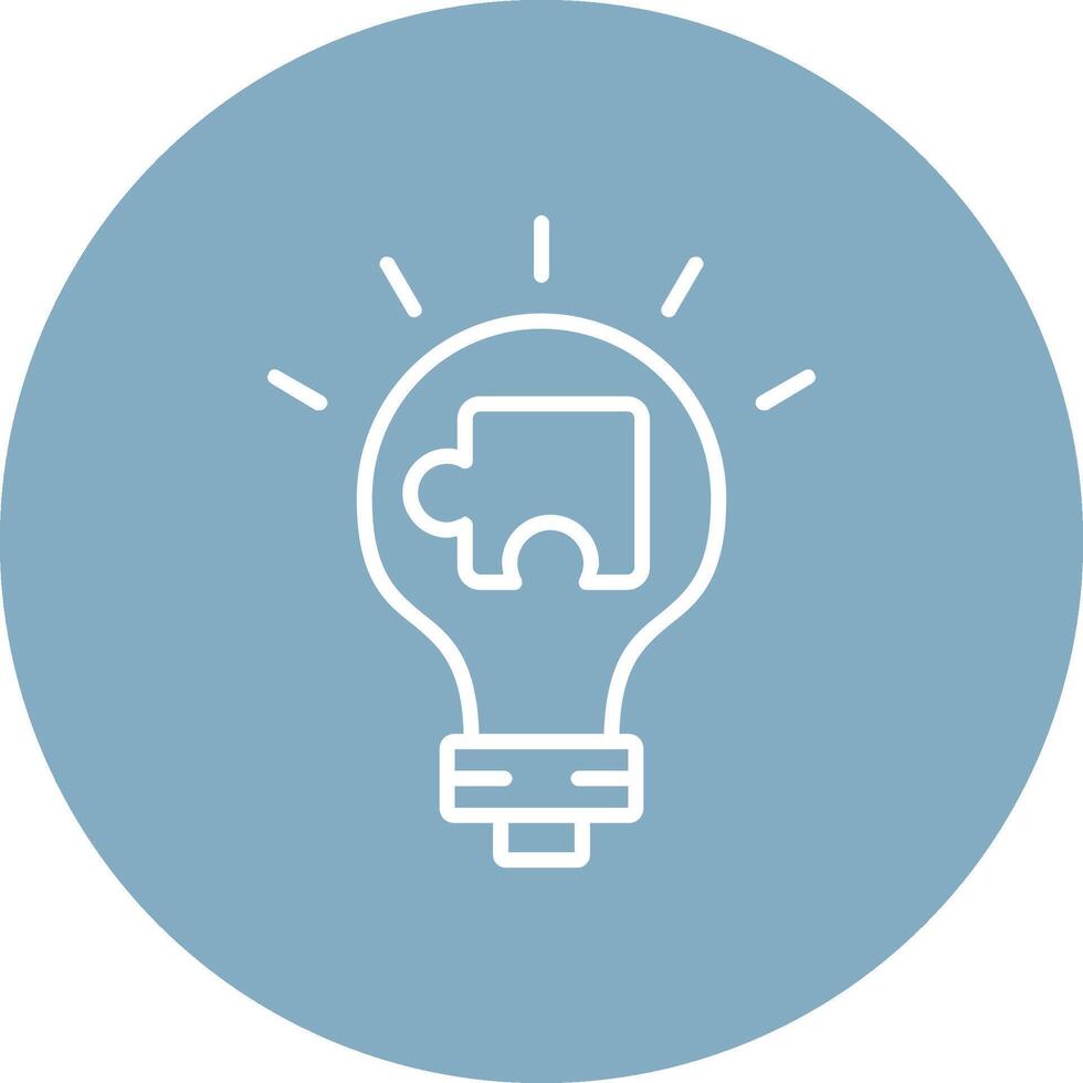Solution Line Multi Circle Icon vector