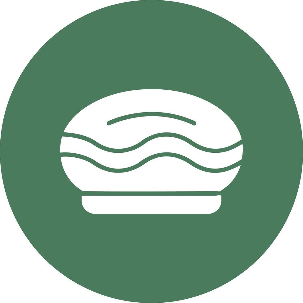 Pie Glyph Multi Circle Icon vector