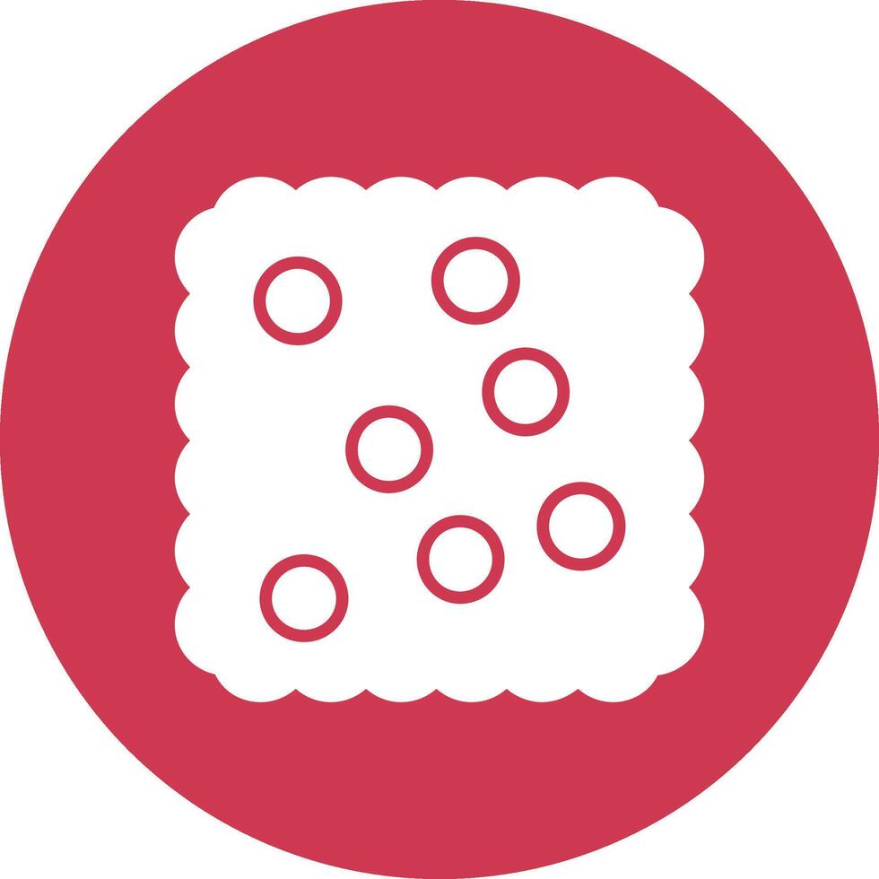 Cracker Glyph Multi Circle Icon vector
