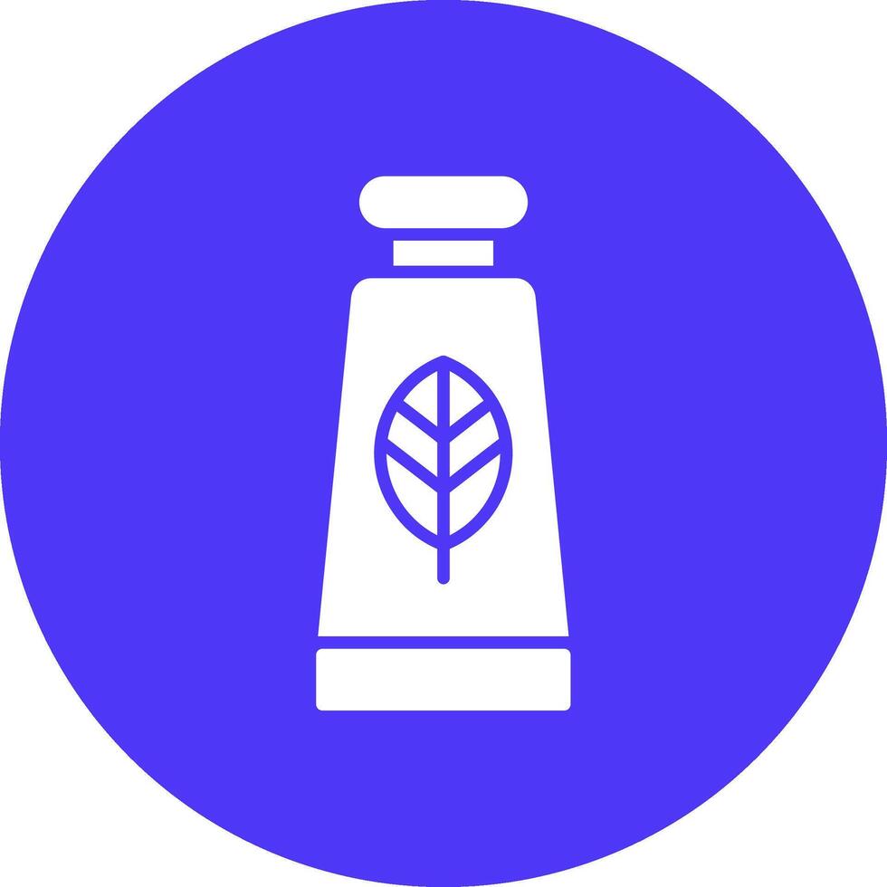 Hand Cream Glyph Multi Circle Icon vector