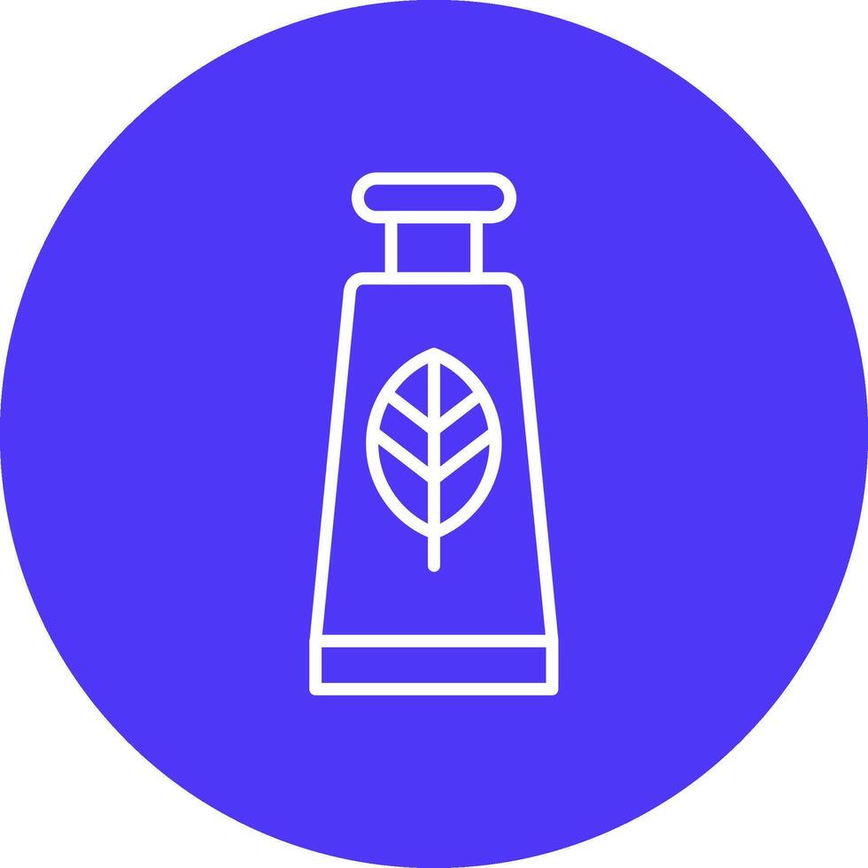 Hand Cream Line Multi Circle Icon vector