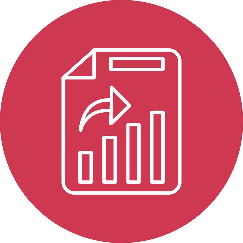 File Line Multi Circle Icon vector