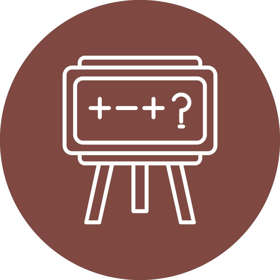 Theory Line Multi Circle Icon vector