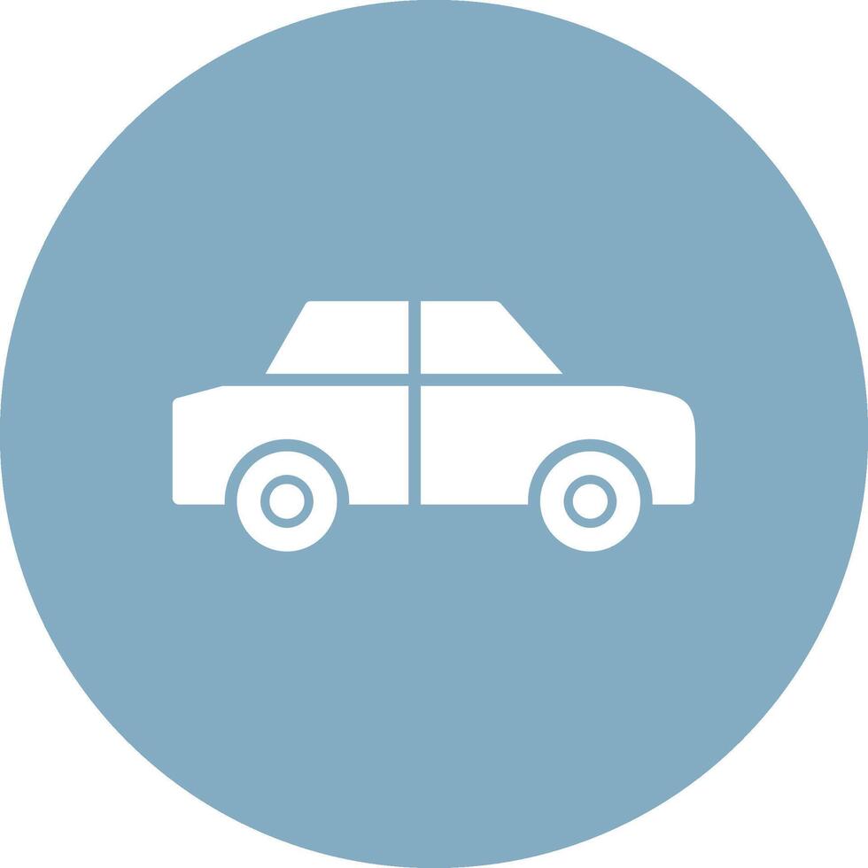 Car Glyph Multi Circle Icon vector